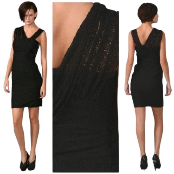 Alexander Wang Spider Lace Bandage Sheath Dress - Picture 1 of 7